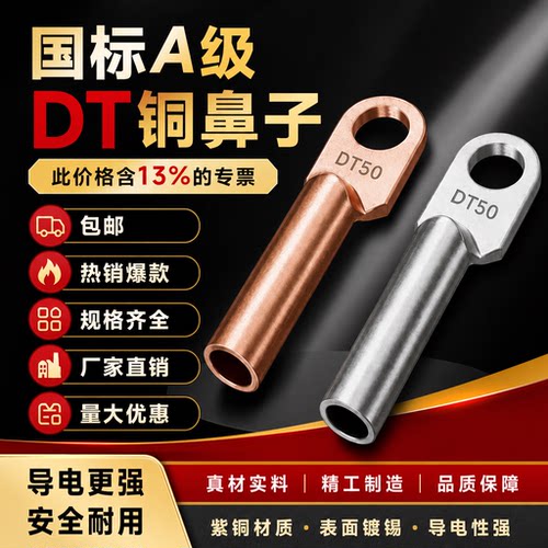 铜鼻子接头DT101625355070