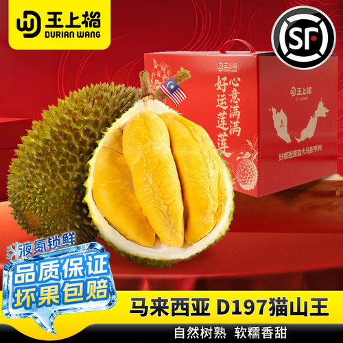 王上榴D197猫山王榴莲整果礼盒装