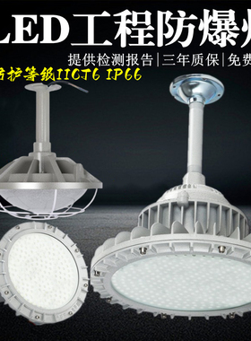 LED防爆灯圆形仓库厂房车间化工厂加油站驱动款隔爆型工矿灯吊灯