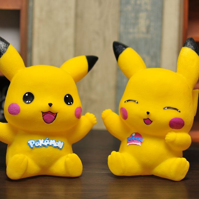 高档不怕童d皮卡意男女孩存钱罐储蓄罐创丘时尚六一儿摔储蓄罐i.