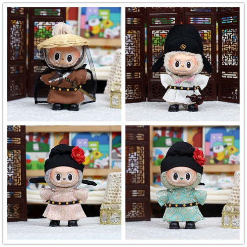 泡泡玛特一二三代拉布布Labubu