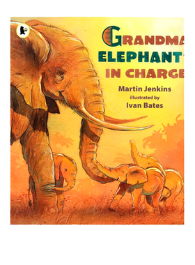 英文原版绘本 Grandma Elephant's In Charge 小学STEM科普自然百科读物 儿童自然故事书 彩图 Walker Nature Story