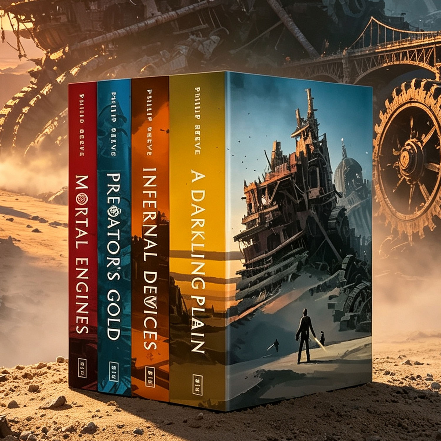 英文原版 Mortal Engines 致命引擎 电影掠食城市同款小说 蒸汽朋克末世冒险 青少年章节书 Philip Reeve