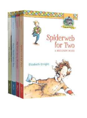 英文原版 Melendy Quartet 4册合售 纽伯瑞大奖作家 Elizabeth Enright 少儿英文阅读课外读物 章节书  8-12岁