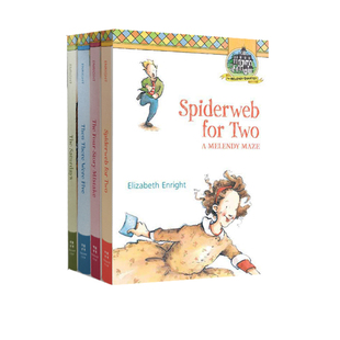 英文原版 Melendy Quartet 4册合售 纽伯瑞大奖作家 Elizabeth Enright 少儿英文阅读课外读物 章节书 8-12岁