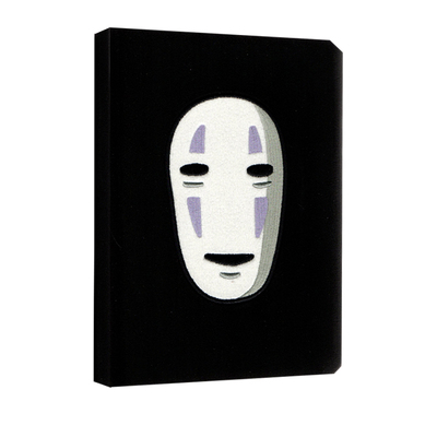 英文原版 千与千寻 无脸男 绒面笔记本 Spirited Away: No Face Plush Journal  宫崎骏电影周边礼品书 吉卜力工作室