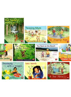 L14一年级 从句短语 Green绿色套装3 PM Readers 彩虹阅读 10册 小学生分级阅读 小花生精选阅读教辅英文原版启蒙绘本