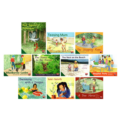 L14一年级 从句短语 Green绿色套装3 PM Readers 彩虹阅读 10册 小学生分级阅读 小花生精选阅读教辅英文原版启蒙绘本