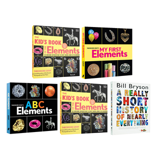 英文原版 The Kid's Book of the Elements 视觉之旅儿童版 Theodore Gray's My First Elements 万物简史儿童版 彩版 比尔布莱森