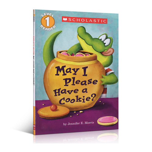 预售 送音频May I Please Have A Cookie我可以吃块饼干吗 英文原版绘本 学乐英文分级读物 4-8岁儿童礼貌启蒙绘本 常青藤爸爸推荐