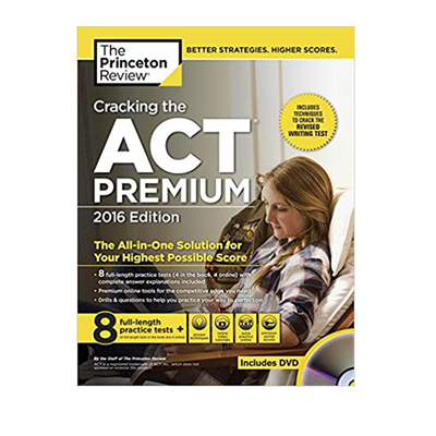孤品清仓 英文原版  Cracking act premium DVD 2016 Princeton 英语学习自学工具书 练习册