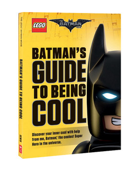 英文原版 LEGO BATMAN MOVIE LEGO BATMAN GUIDE TO BEING COOL 乐高蝙蝠侠指南 儿童启蒙漫画书 学乐出版社
