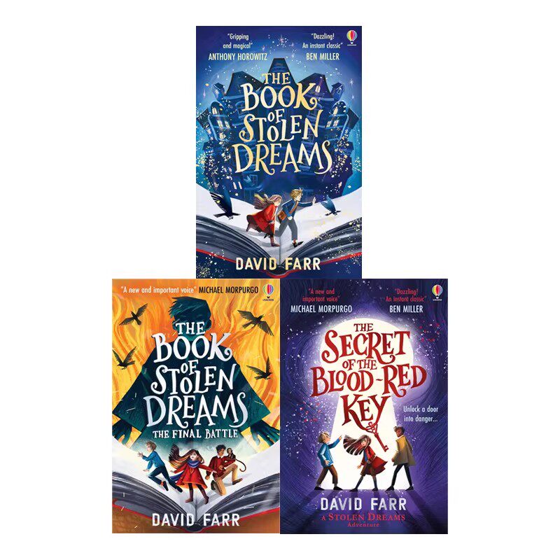 英文原版 The Book of Stolen Dreams 盗梦者之书 3册合售 儿童奇幻小说 入围水石儿童图书奖