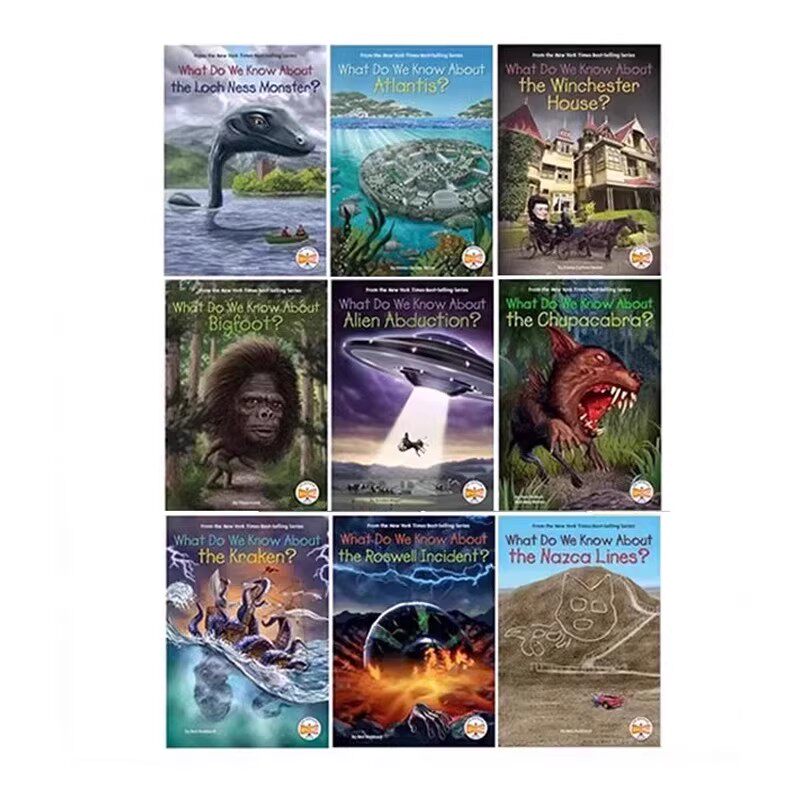 Who HQ What Do We Know About 神秘系列 9册 外星人  尼斯湖水怪 雪怪  历史人文科普 青少年启蒙学习英语课外读物