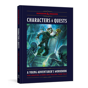 预售 角色和任务 龙与地下城 年轻冒险家 创造英雄 英文原版 Characters & Quests 精装