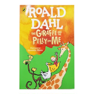 英文原版 小学生初中课外阅读趣味故事书 And 罗尔德达尔系列 Roald Giraffe Pelly 儿童小说 长颈鹿佩里和我 Dahl The