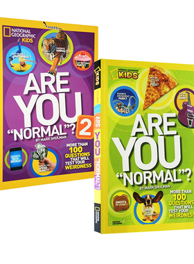 英文原版 Are You Normal? 你是正常的吗？ 测试你的古怪 2册合售 美国国家地理