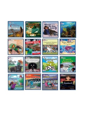 【级别14 深红色套装B】Collins big cat White B 16册合售 柯林斯大猫系列分级阅读 英文原版故事绘本