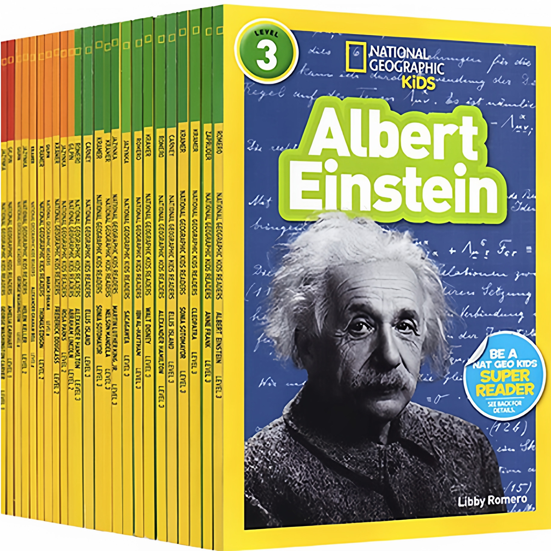 人物传记27册 美国国家地理分级读物 National Geographic KIDS Reader L1 L2 L3合售 英文原版名人传记分级阅读故事书
