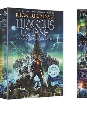 英文原版 波西杰克逊第四季 马格纳斯与仙宫之神 3册礼盒装 Percy Jackson Magnus Chase and the Gods of Asgard