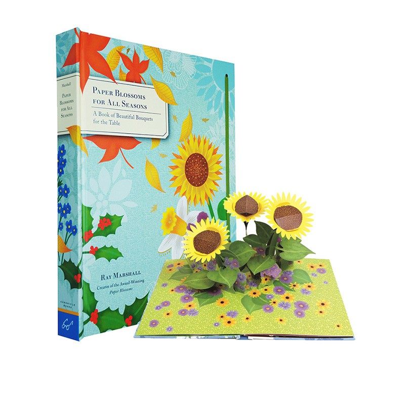 英文原版 Paper Blossoms for All Seasons 四季纸花 立体工艺艺术书