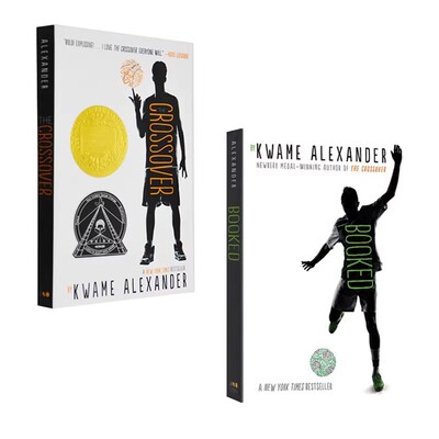 英文原版 The Crossover 2册合售 纽伯瑞儿童文学奖金奖作者 Kwame Alexander 诗体小说 中小学英语课外阅读 儿童桥梁章节书