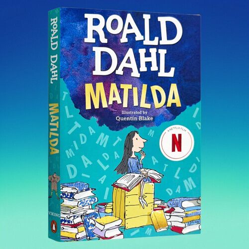 预售 玛蒂尔达 Matilda 罗尔德达尔系列 Roald Dahl 英文原版 小学生初中课外阅读趣味故事书 获奖儿童文学读物 经典畅销书