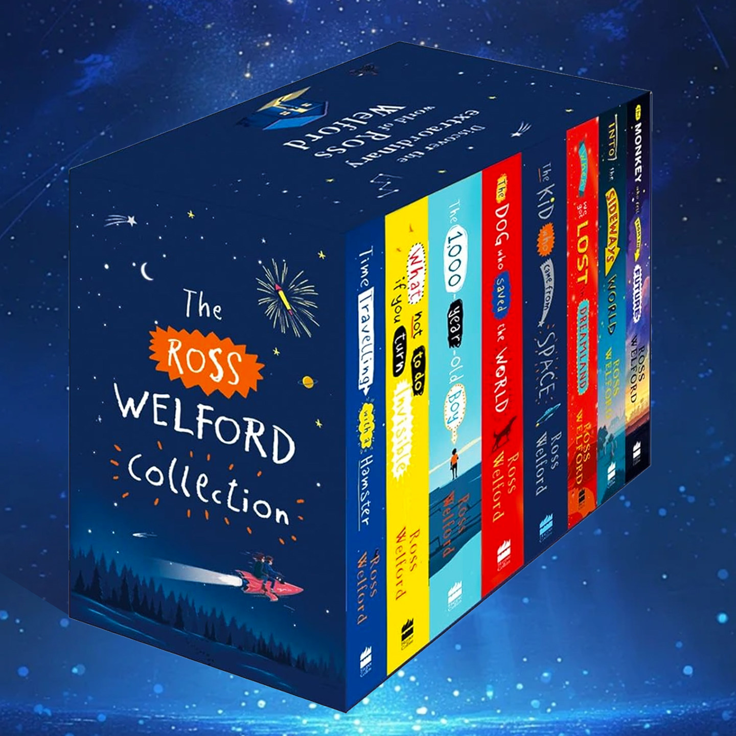 Ross Welford 8册盒装 英文原版小说罗斯·韦尔福德穿越逆境启发人生智慧青少年爱幻想 课外阅读英语读物