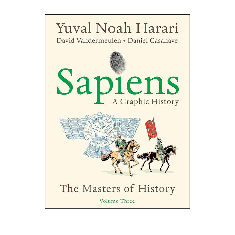 英文原版 Sapiens 人类简史3 漫画版 The Masters of History 历史大师 美版 尤瓦尔·赫拉利 历史科普读物