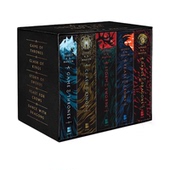 Thrones 5全套 and 乔治马丁 美剧原著小说 Fire Song 英文原版 Game 游戏 权力 Ice 冰与火之歌