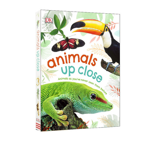 英文原版 DK Animals Up Close 精装近距离