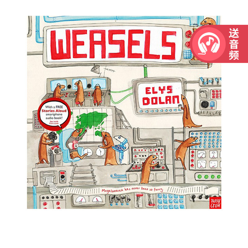 英文原版 weasels 想象力培养 儿童绘本故事图画书 幼儿英语启蒙