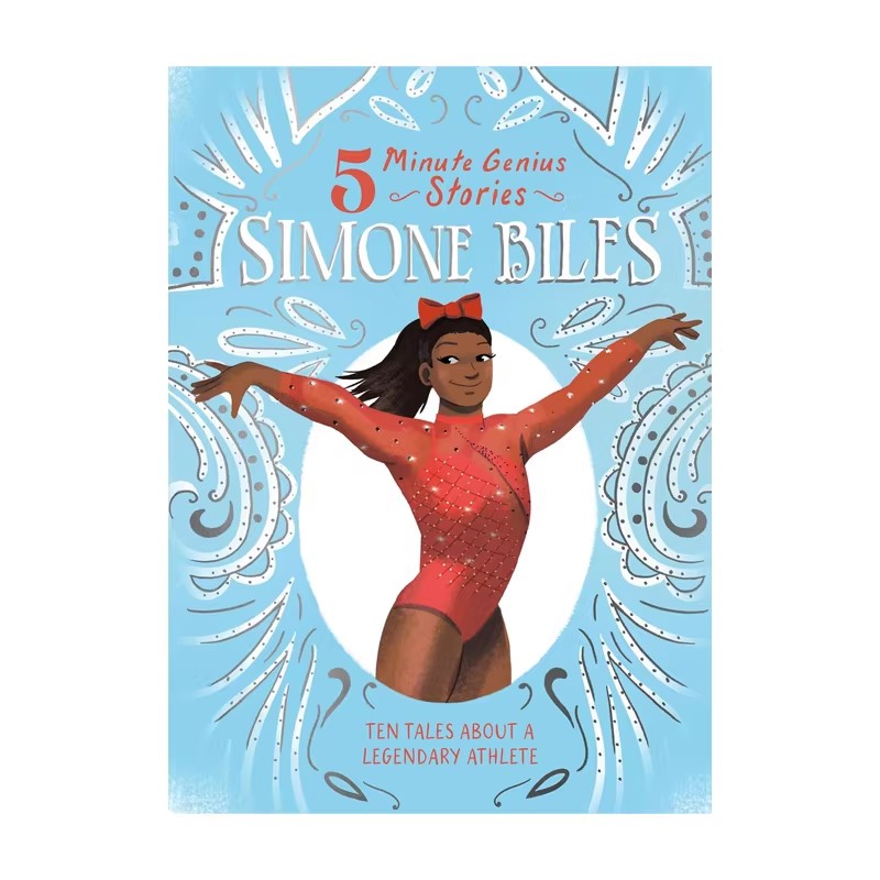 预售 英文原版 Simone Biles: 5-Minute Genius Stories 5分钟天才故事：西蒙娜·拜尔斯 杰出人物传记 儿童课外读物
