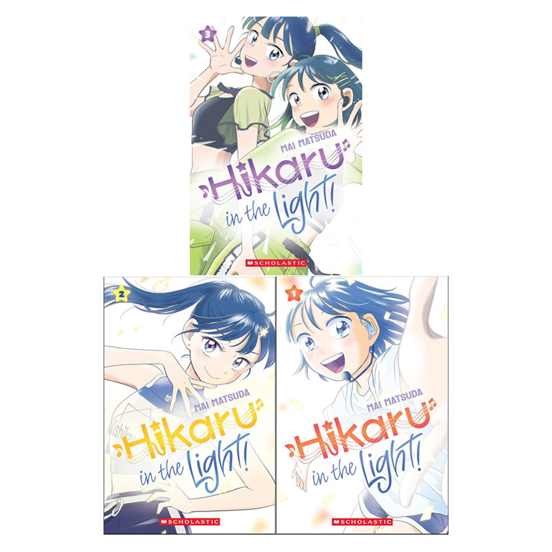预售 英文原版 Hikaru in the Light! 1-3 光之向日葵 学乐出品 2025年美国图书馆协会最佳儿童图像小说 美国漫画奖最佳新漫画提名