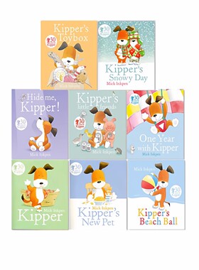 英文原版 Kipper 小狗奇普 8册纪念版 廖彩杏书单 格林纳威大奖作家 Mick Inkpe 经典图画故事绘本