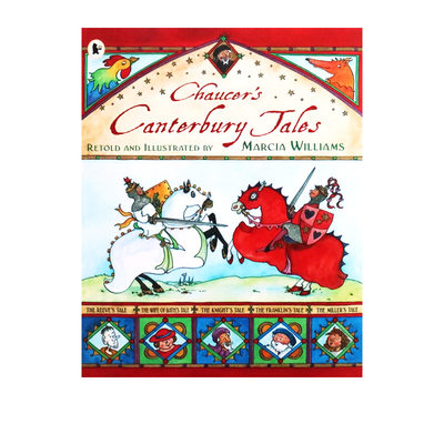 图话经典 坎特伯雷故事集 英文原版 Chaucer's Canterbury Tales  玛西娅·威廉姆斯名著改编系列 漫画绘本图画书 点灯人 Walker