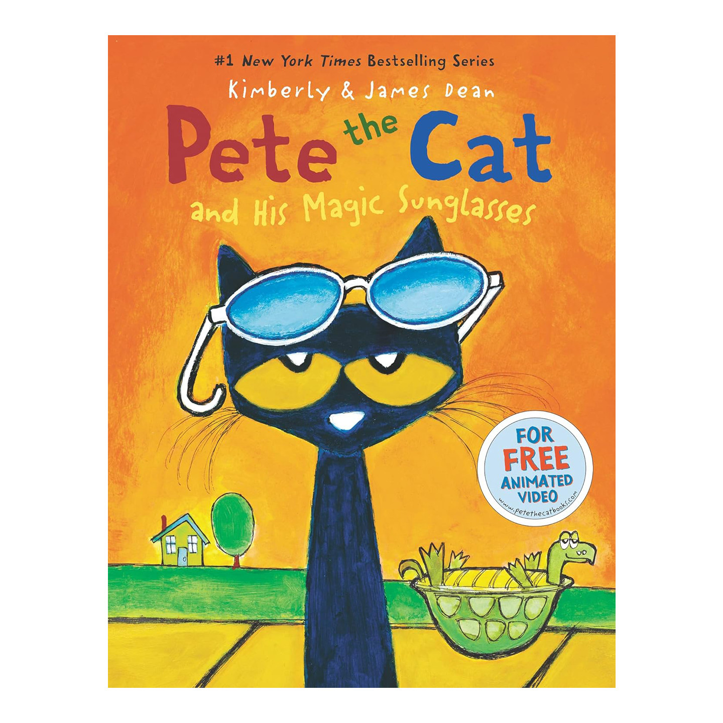 预售 英文原版 Pete the Cat and His Magic Sunglasses 皮特猫和他的魔法太阳眼镜 精装绘本 儿童启蒙图画故事书