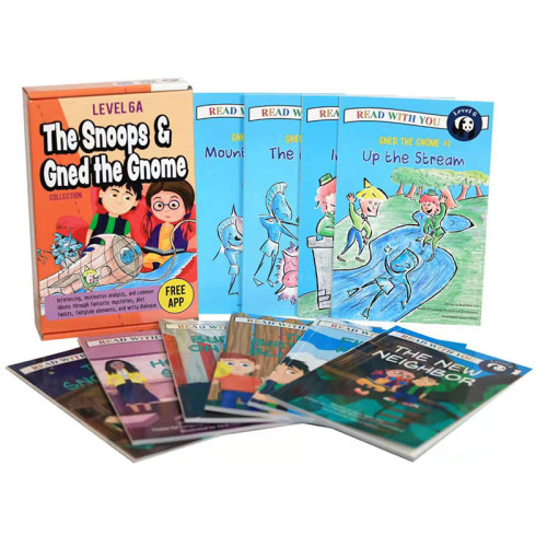 英文原版 Level6 A The Snoops & Gned the Gnome 10册 奇幻冒险 儿童分级读物 Read With You 陪你读书 随书附带配套APP