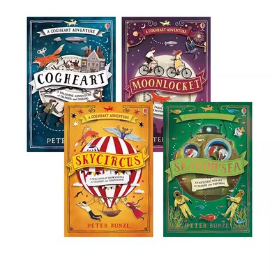 英文原版 The Cogheart Adventures 齿轮之心历险记 1-4 共4册 儿童文学 推理探险故事章节小说 青少年读物