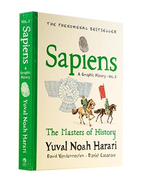 预售 英文原版 Sapiens 人类简史3 The Masters of History 文明的支柱 精装漫画版 尤瓦尔·赫拉利 Yuval Noah Harari
