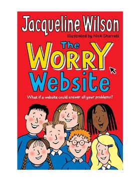 英文原版 麻辣女生基地 The Worry Website 排忧解难网站  Jacqueline Wilson 英国儿童文学女王作品 大明星崔西 英语课外阅读小说