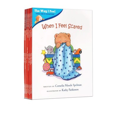 英文原版 The Way I Feel 我的感觉系列套装 8册 情绪绘本图画书 低幼认知启蒙教育 When I Feel Scared/Angry/Jealous/Sad