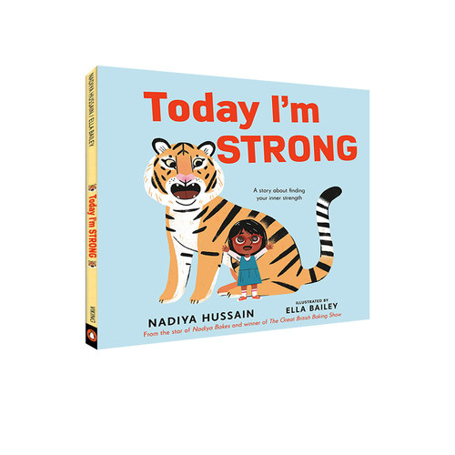 英文原版 Today I'm Strong 今天我很强壮 情绪控制绘本
