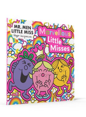 奇先生妙小姐 绘本大开本 Mr. Men Little Miss:The Marvellous Little Misses 英文原版儿童启蒙认知故事图画书
