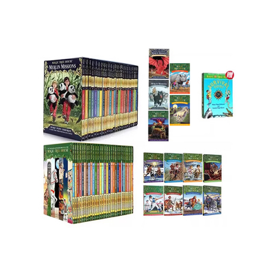 神奇树屋大全套 67册 附生存指南 英文原版 The Magic Tree House 1-38 梅林的任务 Merlin Missions 1-27 桥梁章节书课外读物