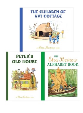 预售 Elsa Beskow 艾莎贝斯蔻情商性格教育绘本 3册 精装 Children of Hat Cottage/Peter's Old House 英文原版