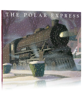 凯迪克金奖 圣诞节绘本 极地特快 英文原版 The Polar Express  Chris Van Allsburg  儿童冒险童话故事书