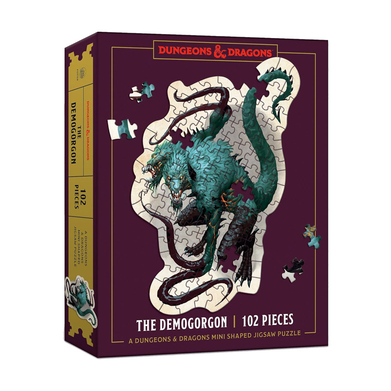 预售 英文原版 Dungeons & Dragons Mini Puzzle: Demogorgon 龙与地下城迷你拼图 魔高根版 含102 块收藏拼图