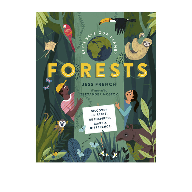 英文原版 Let's Save Our Planet Forests 森林 拯救地球 精装 科普绘本 Alexander Mostov插画