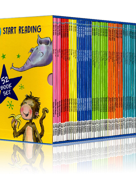 52册 Hachette Start Reading 儿童启蒙分级读物 幼儿绘本礼盒装 4-7岁英语阅读提高 Collection 52 Bookset 英文原版